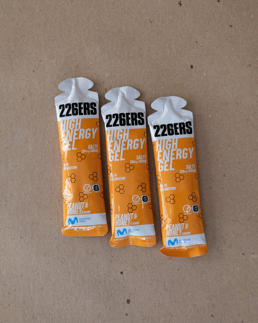 226ers HIGH ENERGY GEL - SODIUM - PEANUT&HONEY - 60 ml