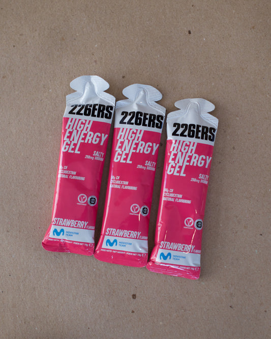 226ers HIGH ENERGY GEL - SODIUM - STRAWBERRY - 60 ml
