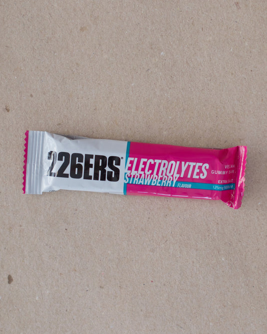226ers VEGAN GUMMY BAR - ELECTROLYTES - STRAWBERRY - 30 g